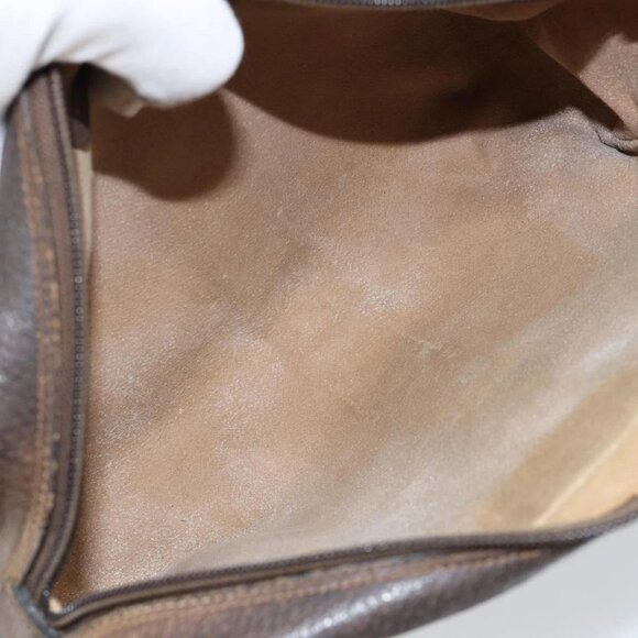 GUCCI GG Supreme Web Sherry Line Clutch Bag PVC Beige Red 75 01 012 Auth th6368 - Picture 8 of 16